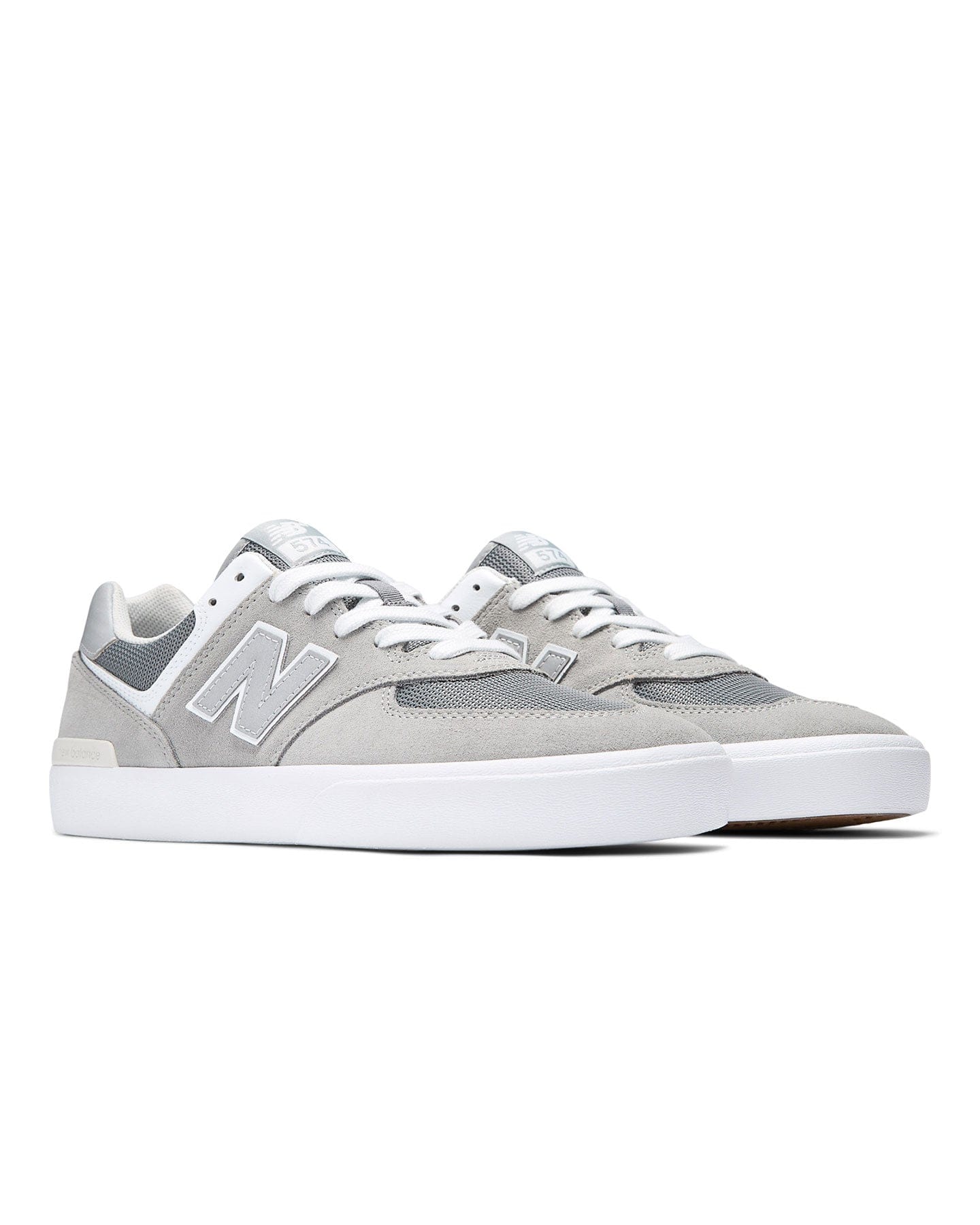New Balance Numeric 574 WIDE - Grey / White - -