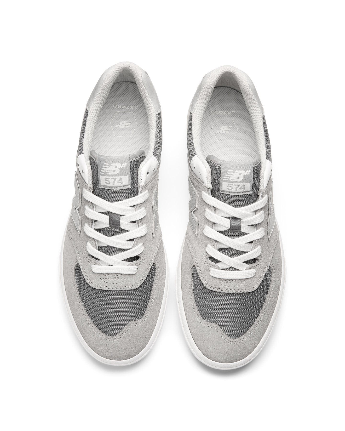 New Balance Numeric 574 WIDE - Grey / White - -