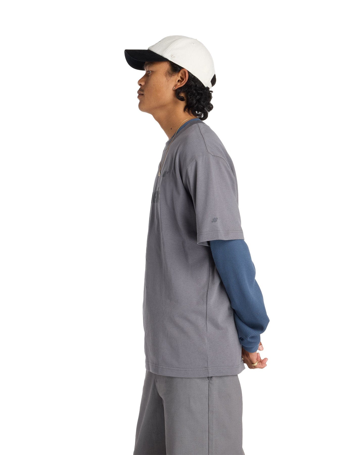 New Balance Numeric Athletic Cotton Tee - Castle Rock - -