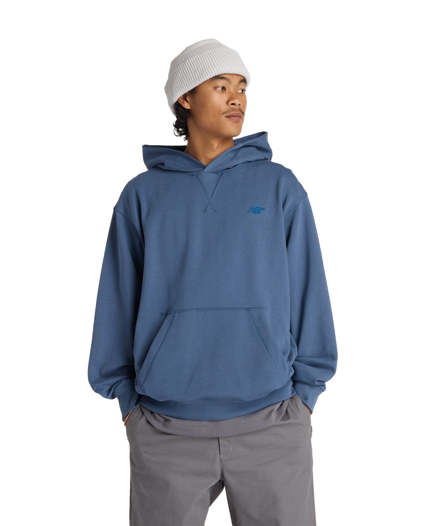New Balance Numeric French Terry Hoodie - Vintage Indigo - -