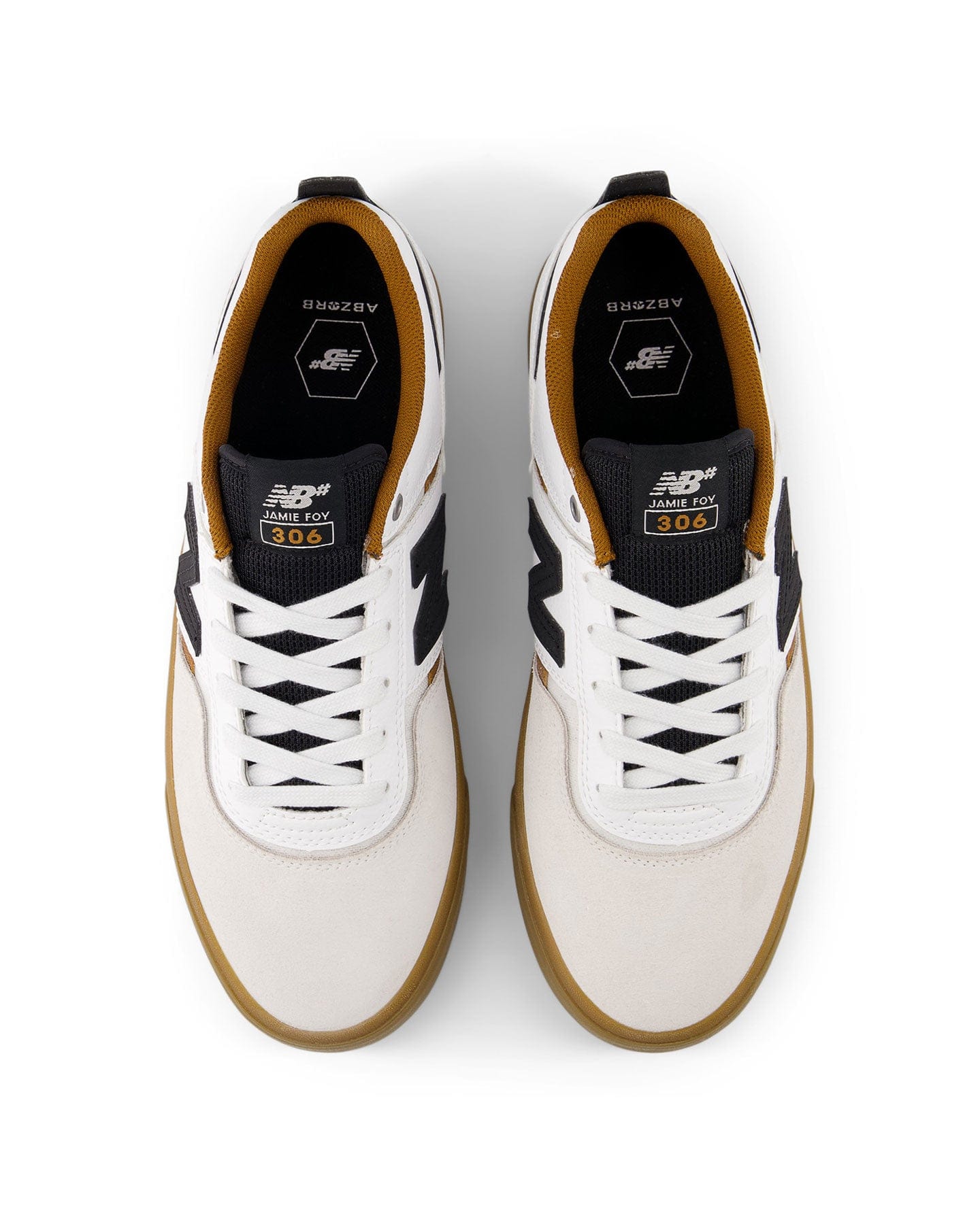 New Balance Numeric Jamie Foy 306 - White / Black - -