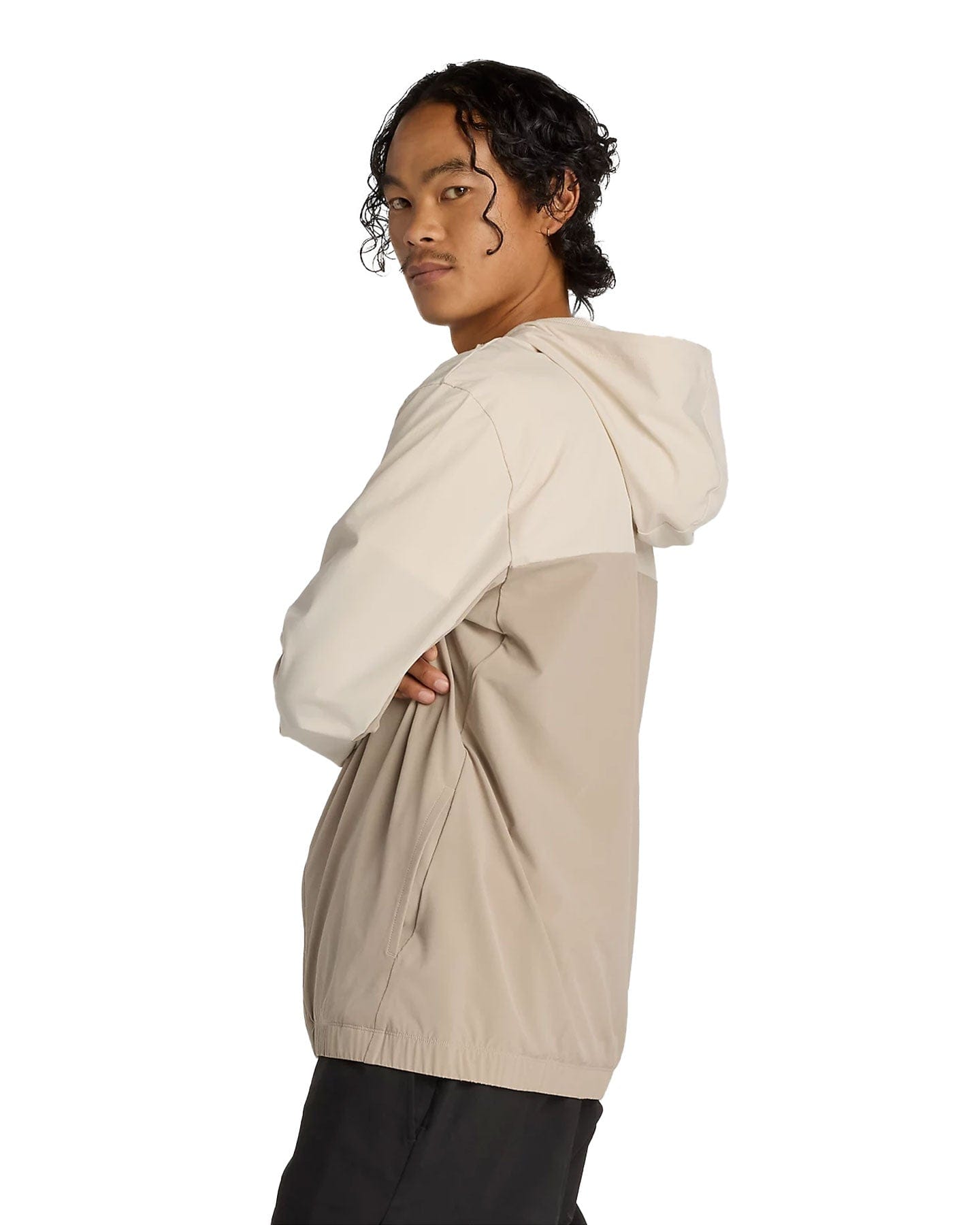 New Balance Numeric Woven Full Zip Jacket - Arid Stone - -