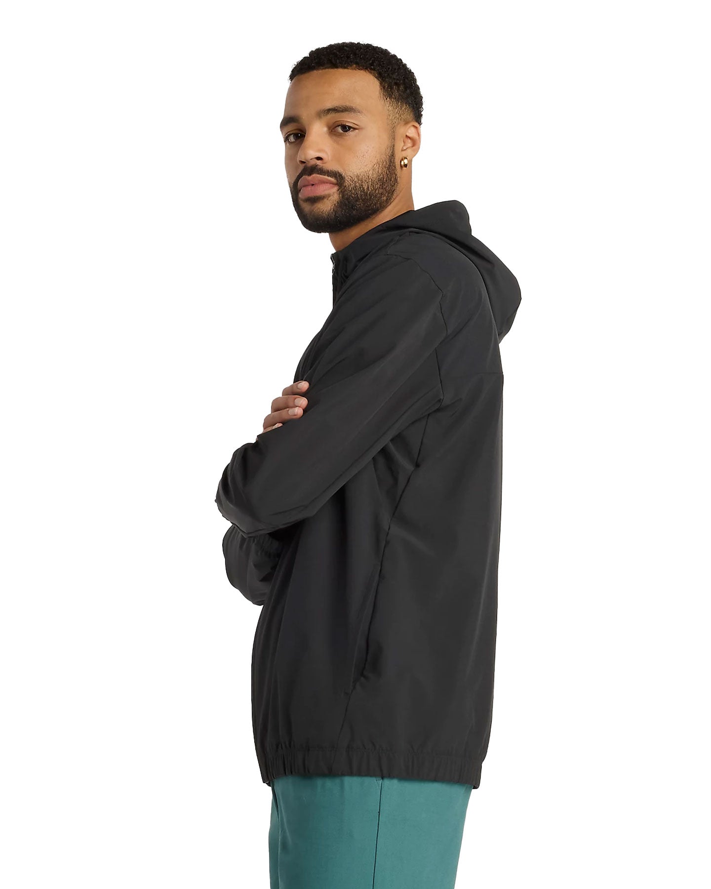 New Balance Numeric Woven Full Zip Jacket - Black - -
