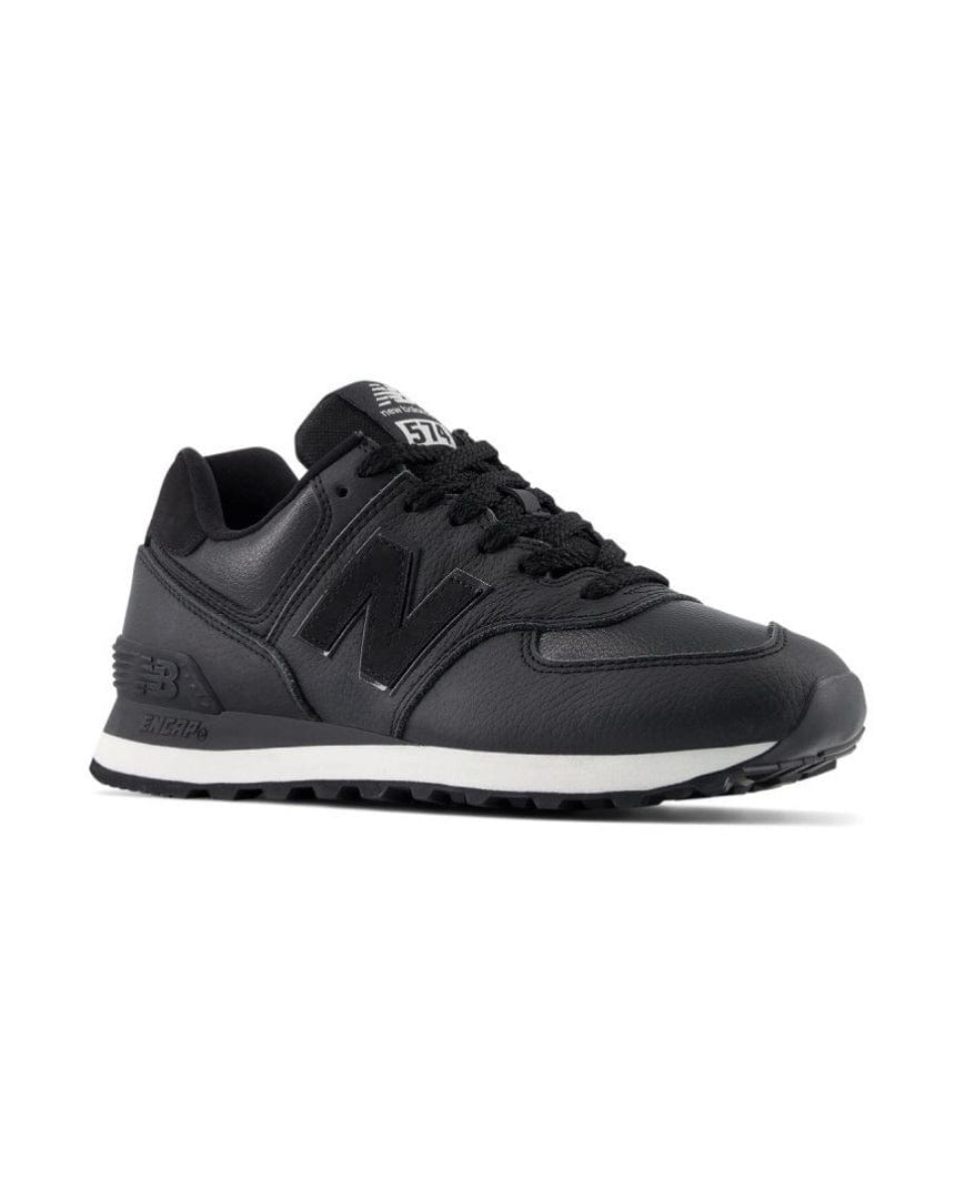 New Balance Women's 574 - Black / Black - -