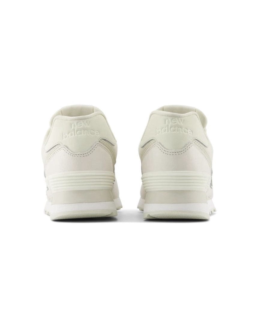 New Balance Women's 574 - Triple White - -