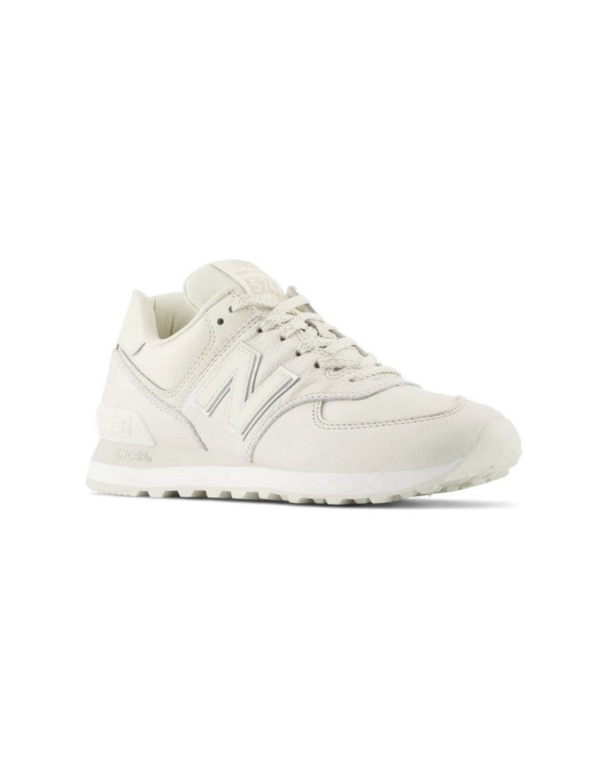 New Balance Women's 574 - Triple White - -