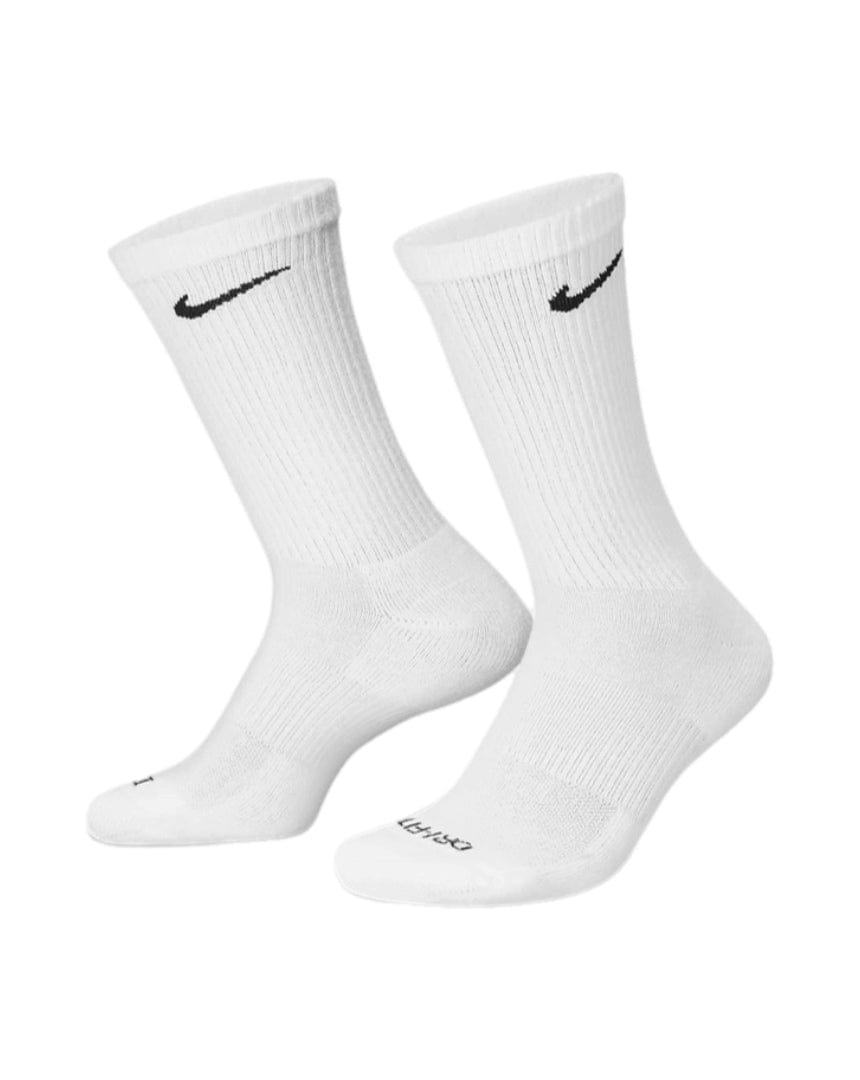Nike Everyday Plus Cushioned Crew 3 Pack Socks - White - SX6888 100 - 888408258052