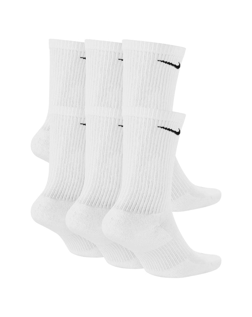 Nike Everyday Plus Cushioned Crew 6 Pack Socks - White - -