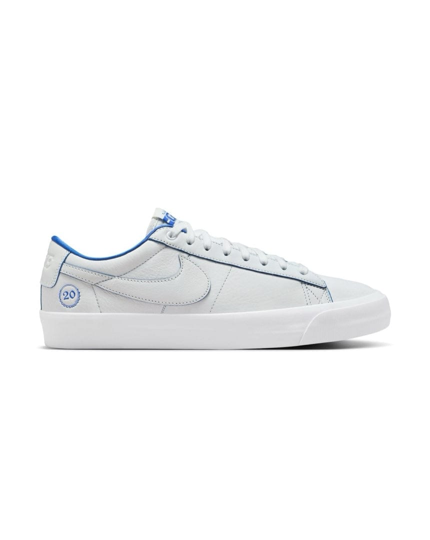 Nike SB Blazer Low Pro GT Premium Summit White Game Royal 10