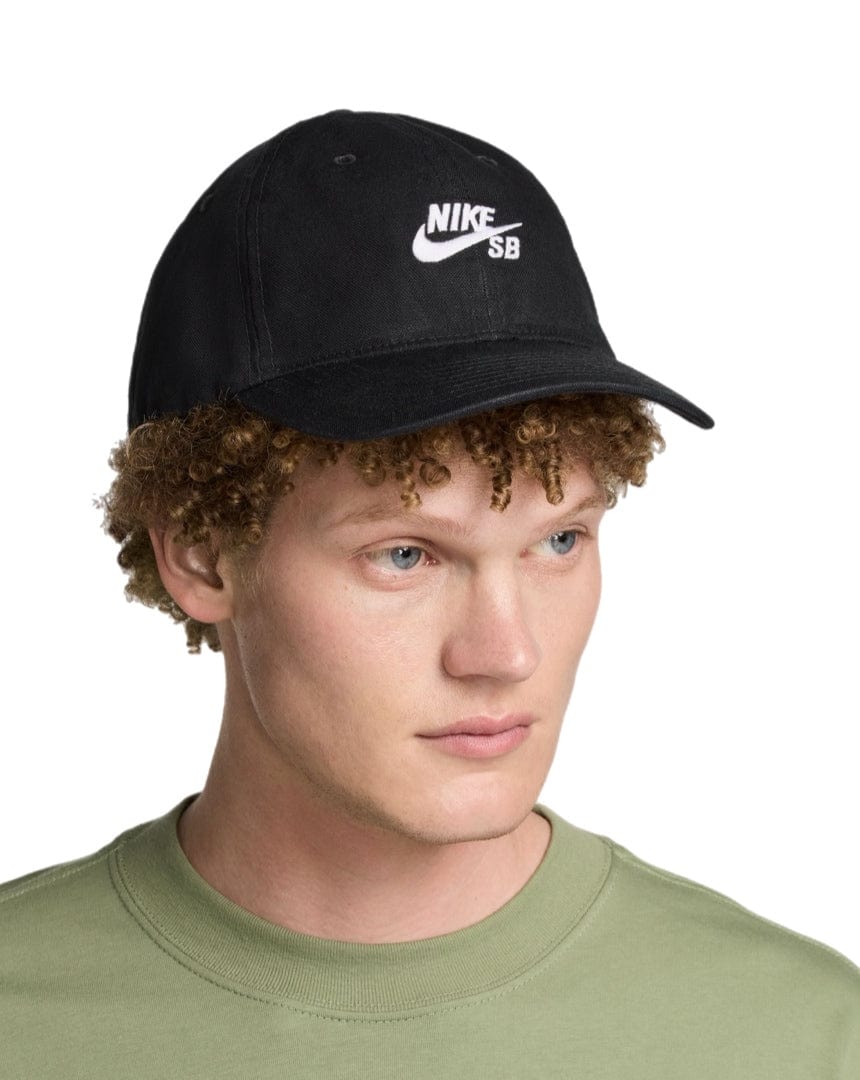 Nike SB Club Cap - Black / White - -