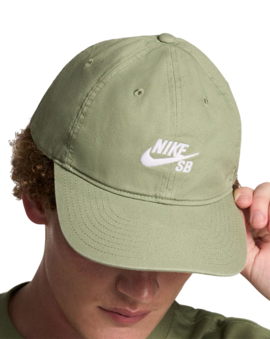 Nike SB Club Cap - Oil Green / White - -