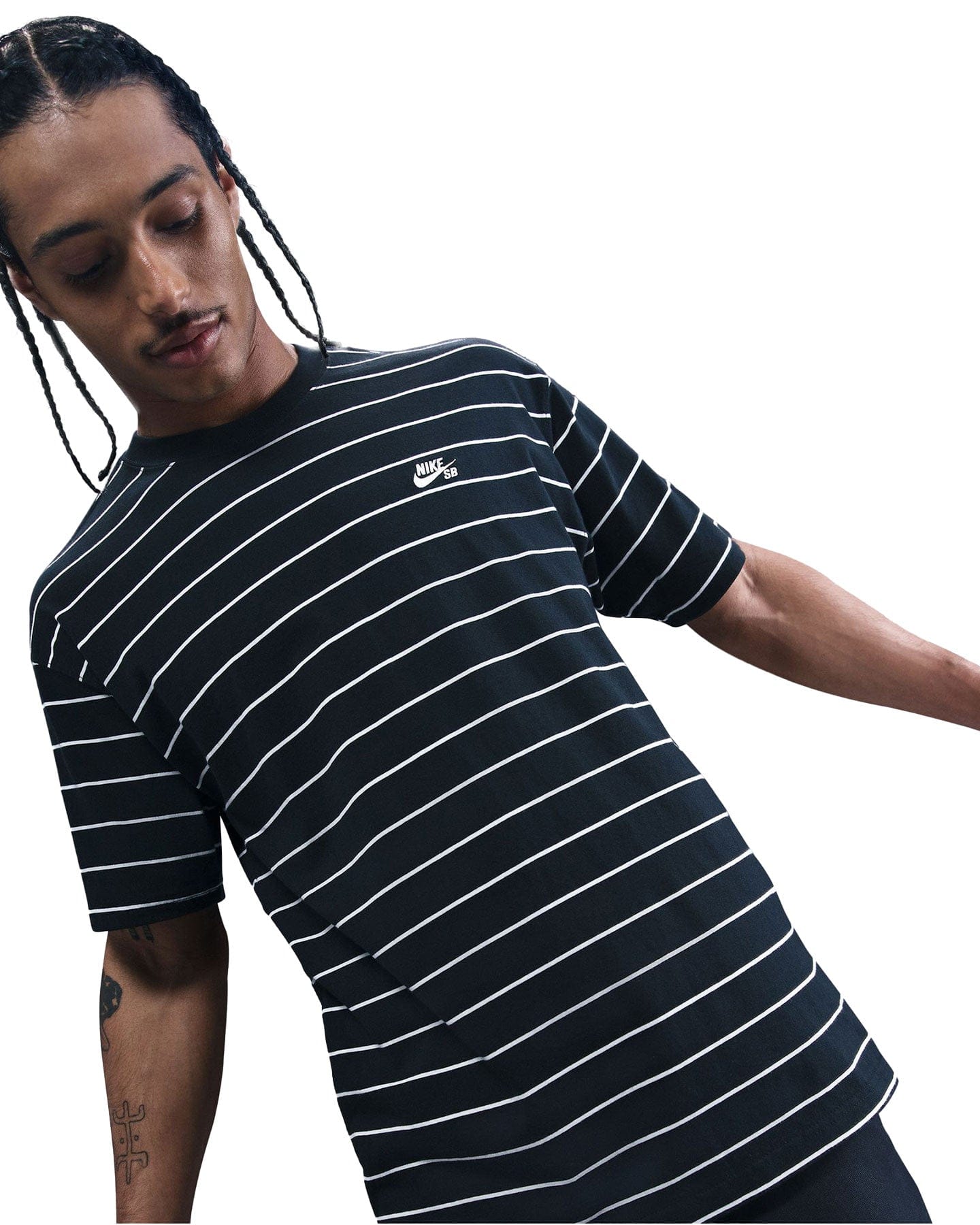 Nike SB M90 Stripe Tee - Black - -