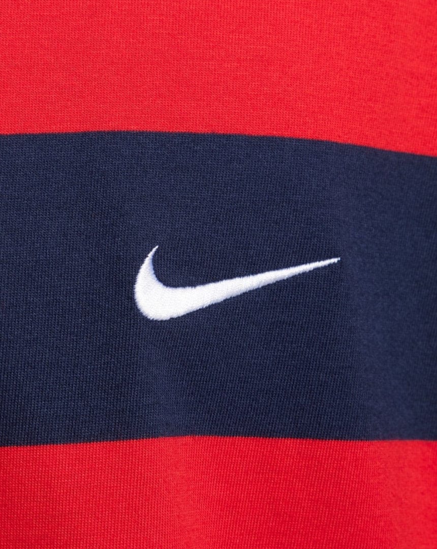 Nike SB Striped Tee - University Red - -
