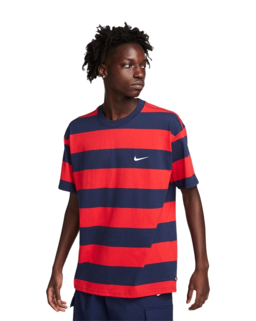 Nike striped sweater best sale