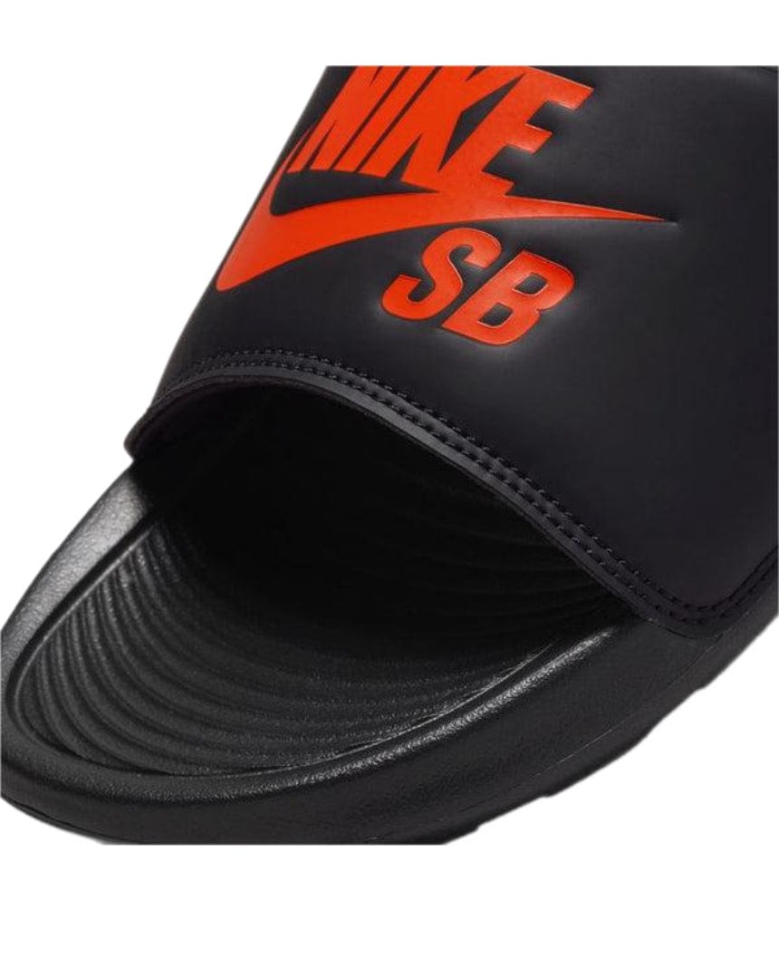 Nike SB Victori One Slide - Black / Team - Orange - -