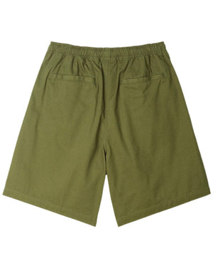 Obey Easy Relaxed Twill Shorts - Field Green - -