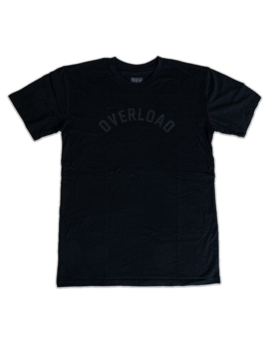 Overload Arched Tee - Black / Black - -