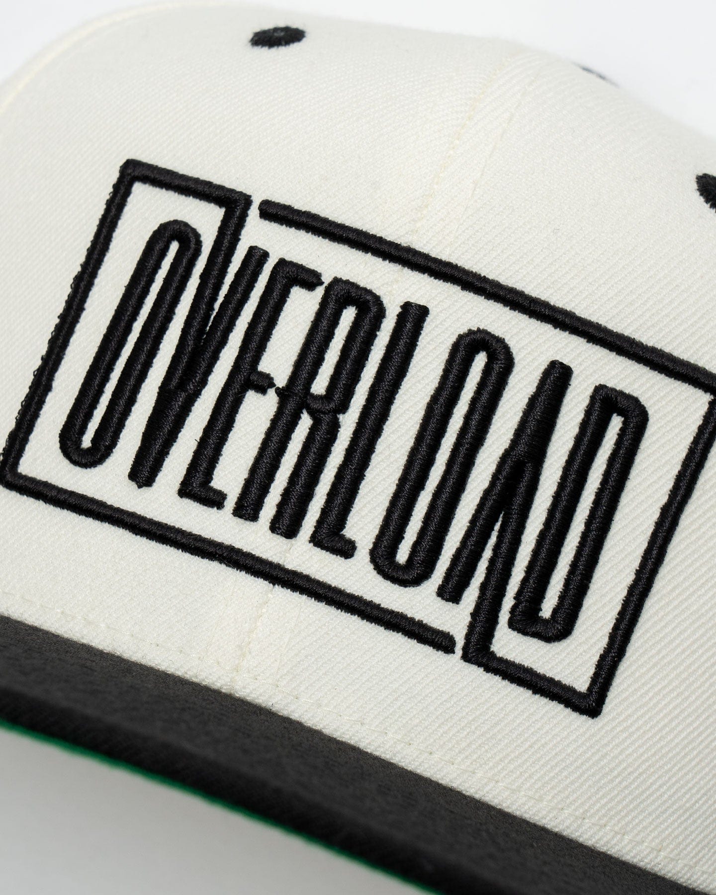 Overload Box Logo Snapback Hat - Natural / Black - OLBXSNPNATBLK - 60922615