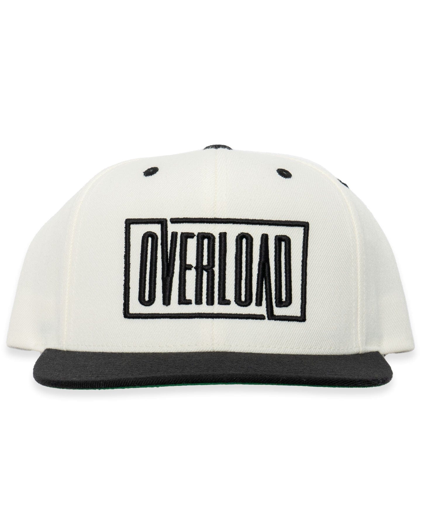 Overload Box Logo Snapback Hat - Natural / Black - OLBXSNPNATBLK - 60922615