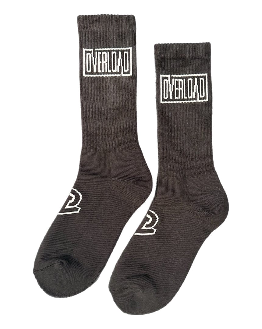 Overload Box Logo Socks - Black - - 07521271