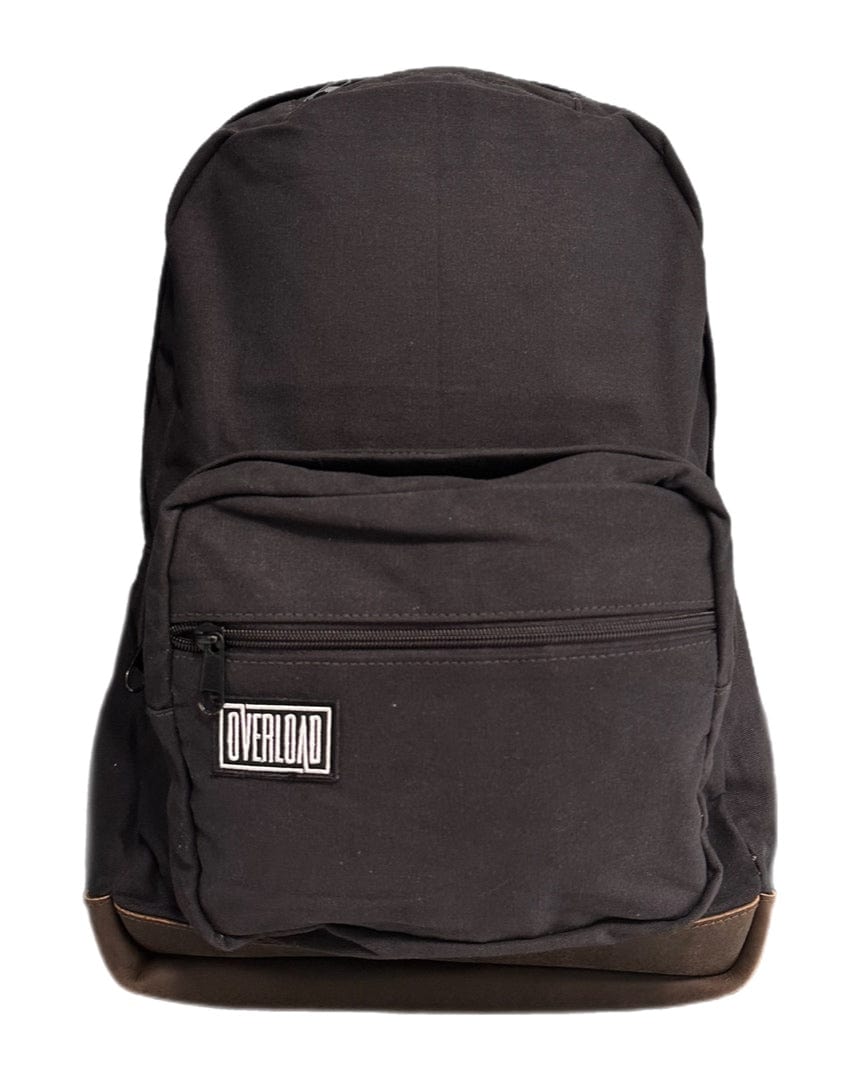 Overload Canvas Teardrop Backpack - Black - -