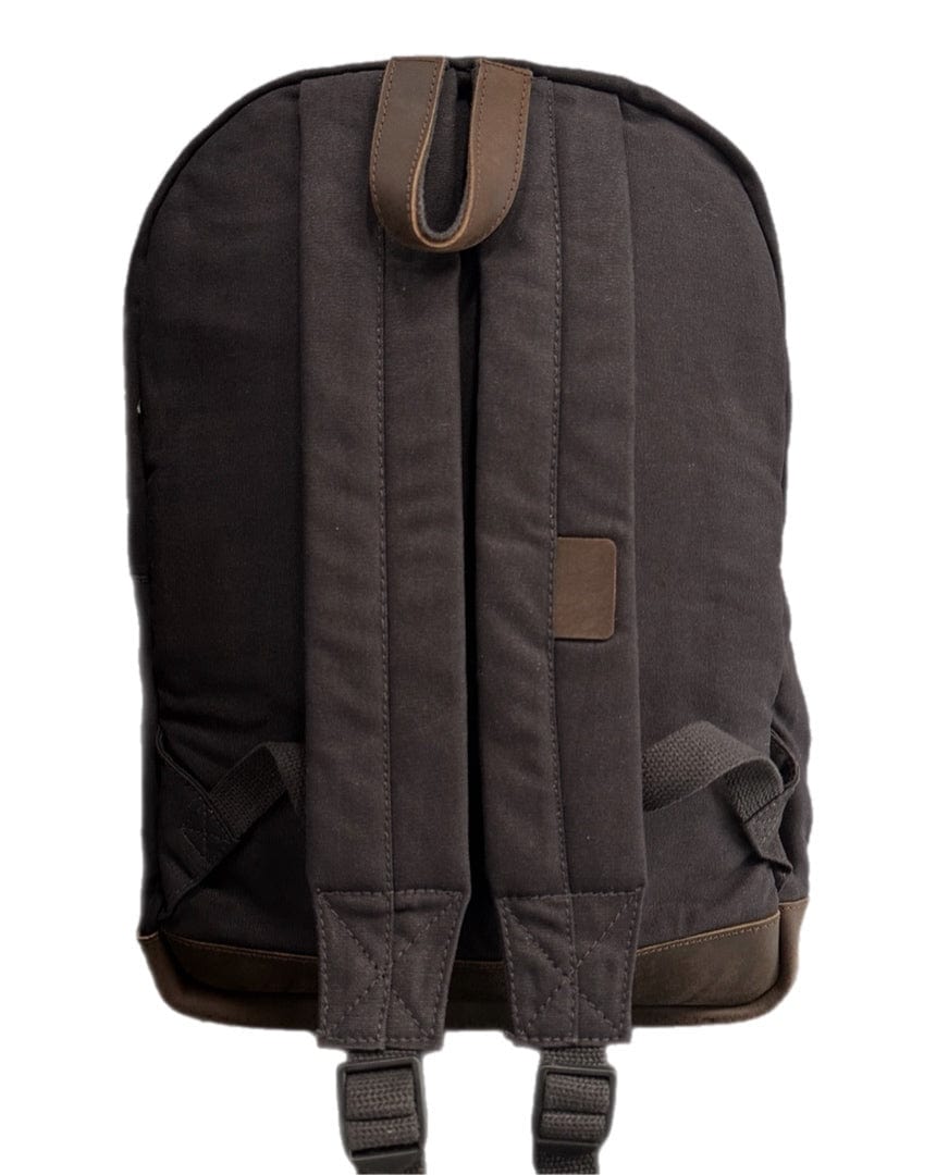 Overload Canvas Teardrop Backpack - Black - -
