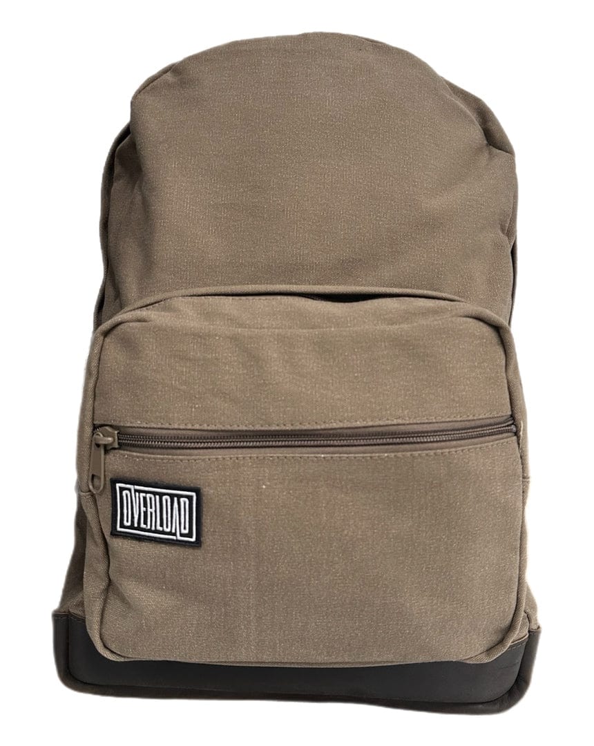 Overload Canvas Teardrop Backpack - Olive - -