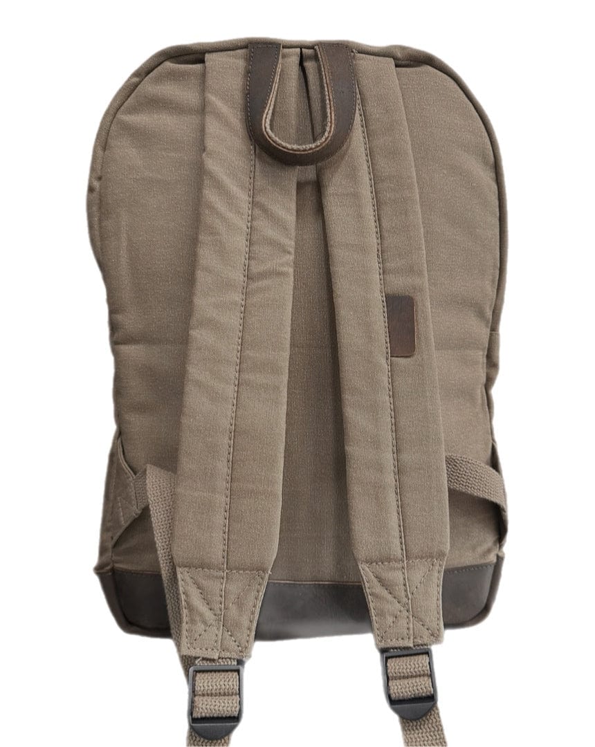 Overload Canvas Teardrop Backpack - Olive - -