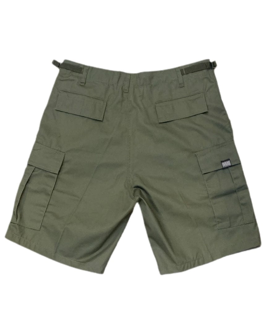 Overload Cargo Shorts - Olive - -