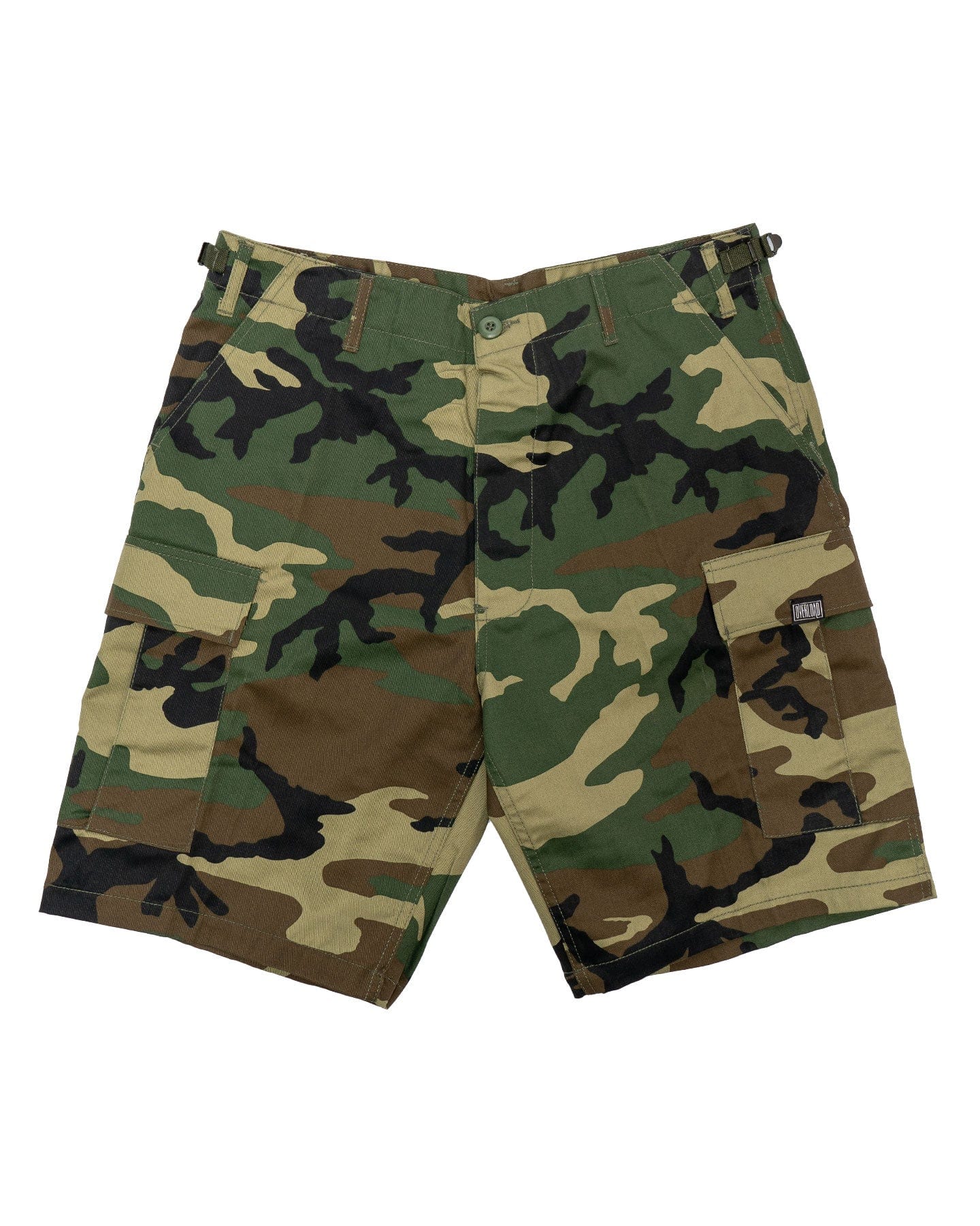 Overload Cargo Shorts Woodland Camo - Main Image