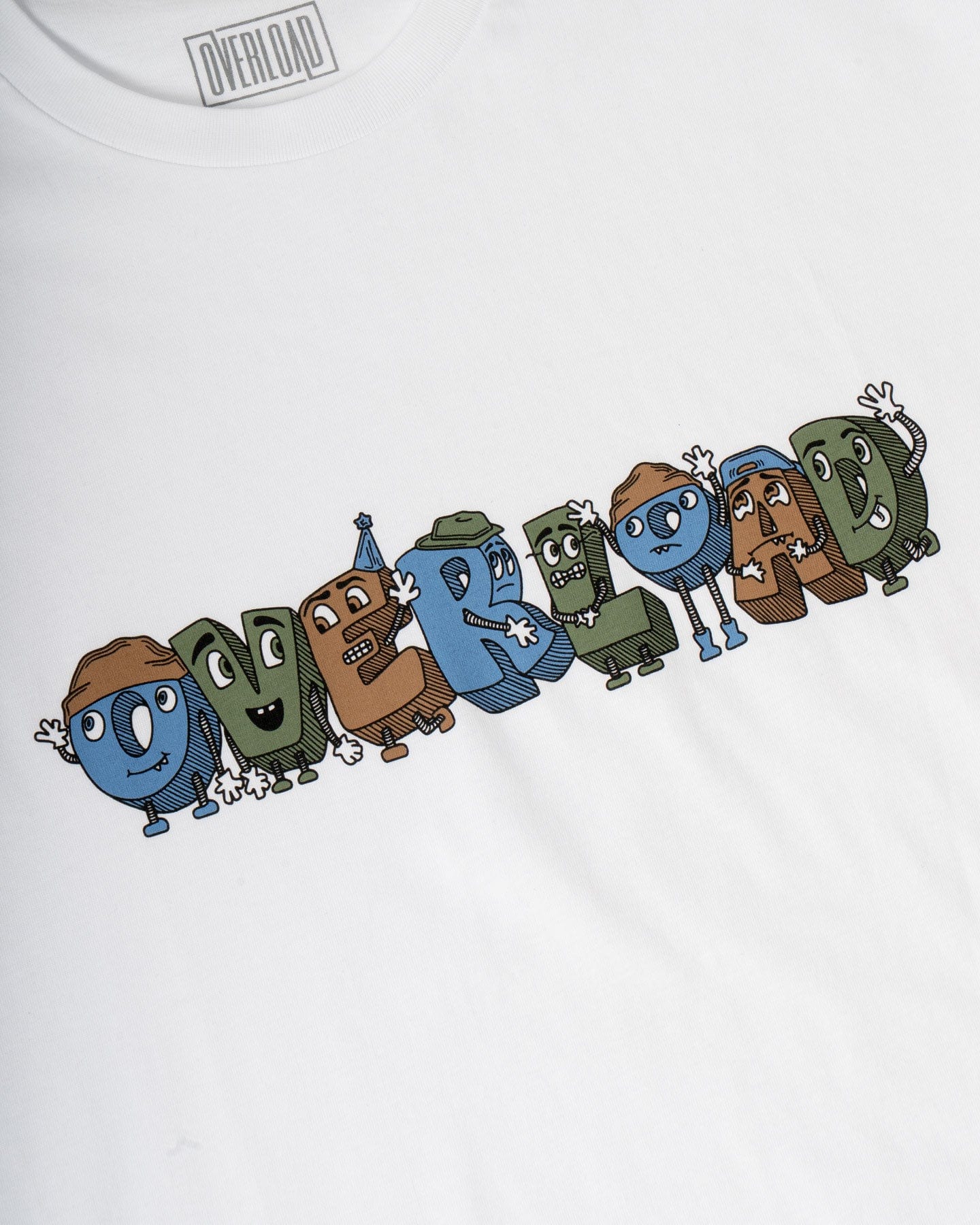 Overload Characters Tee - White - -