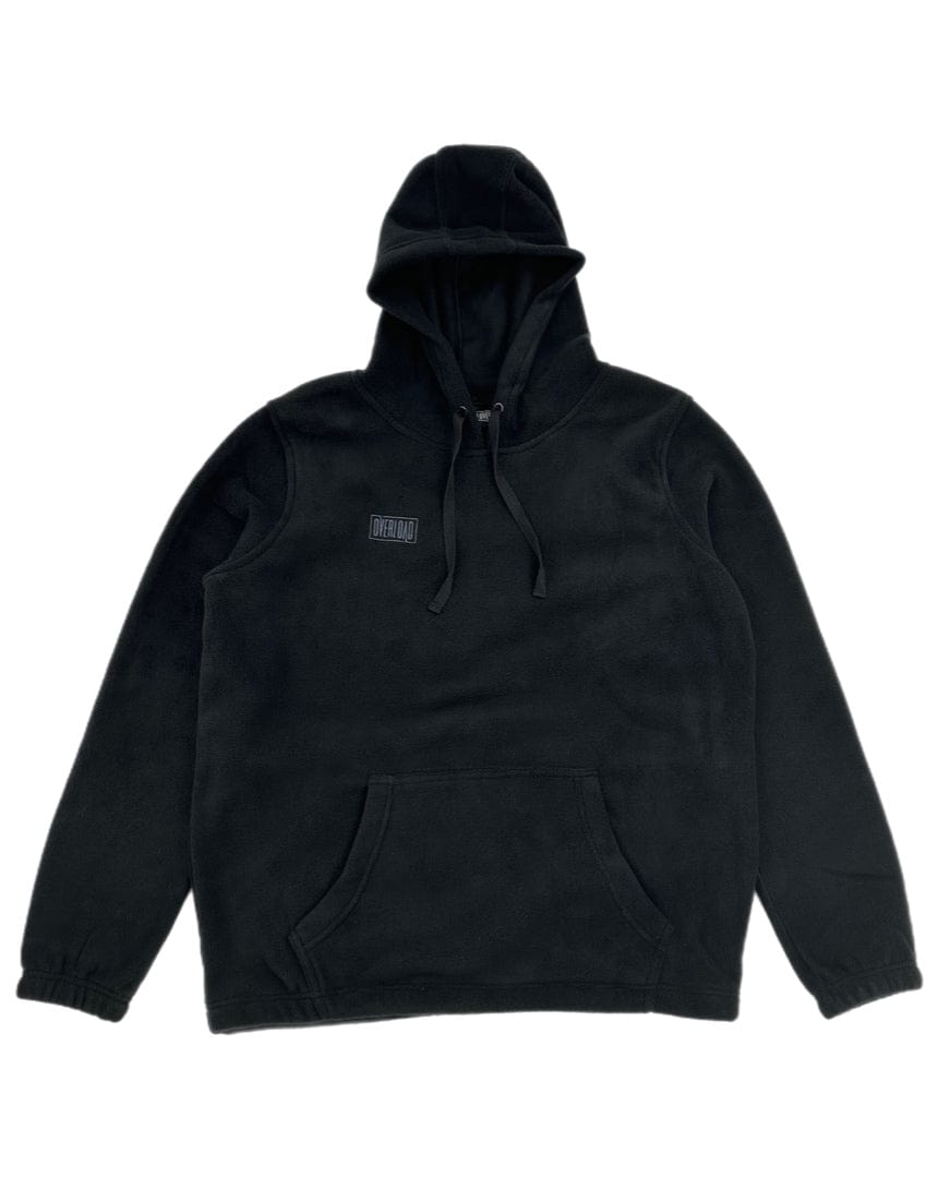 Overload Hoodie Small Overload Box Logo Polar Fleece Pullover Hoodie - Black