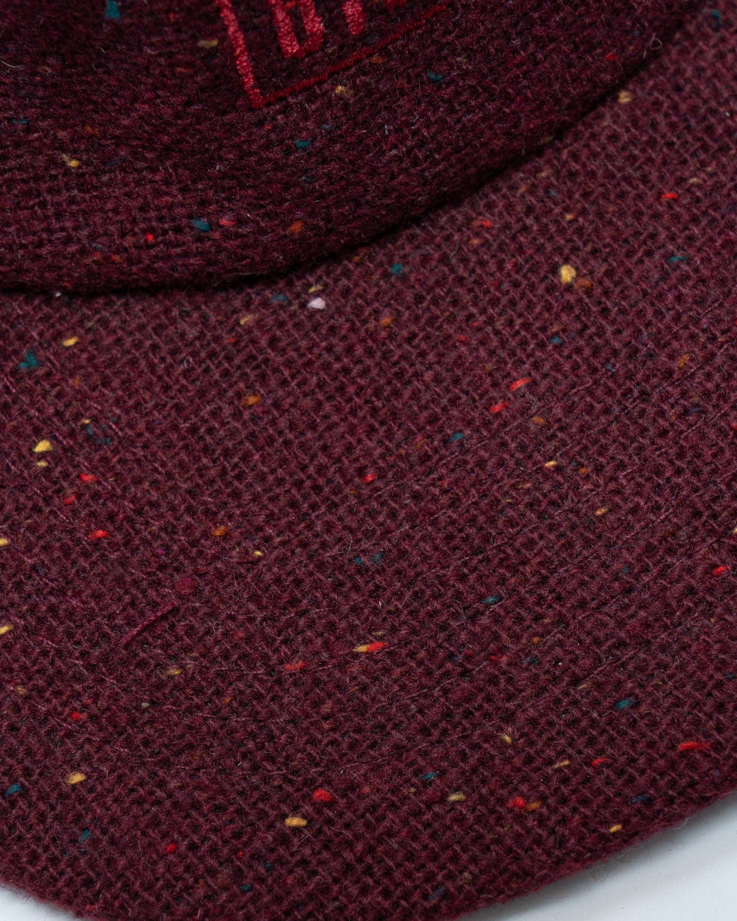 Overload Mini Box Logo 5 Panel Hat - Red Tweed - OLMNBX5PNLRED - 66722551