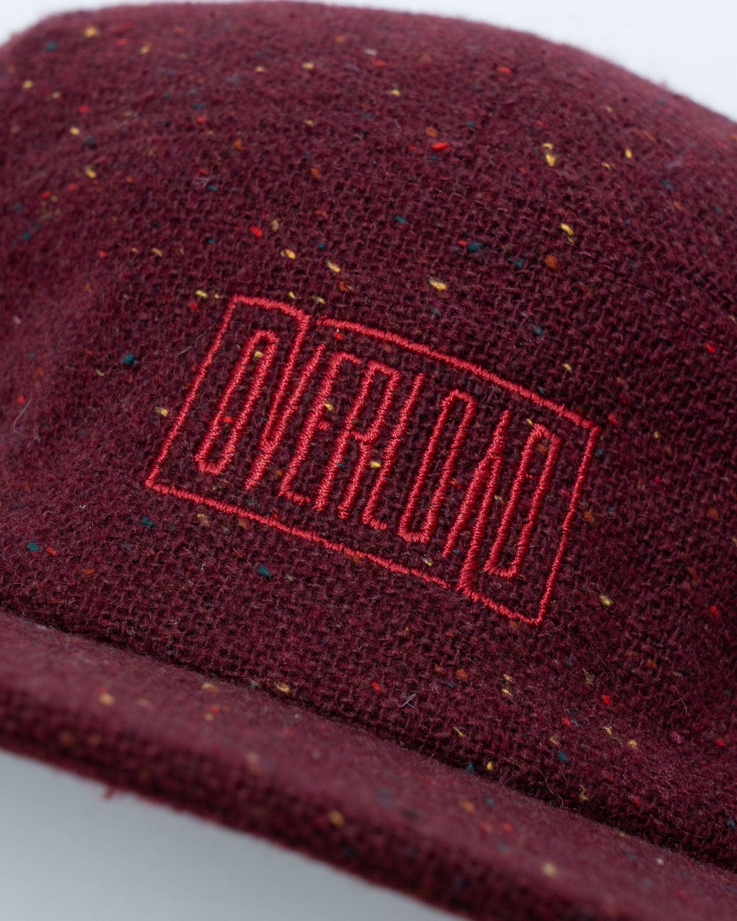 Overload Mini Box Logo 5 Panel Hat - Red Tweed - OLMNBX5PNLRED - 66722551