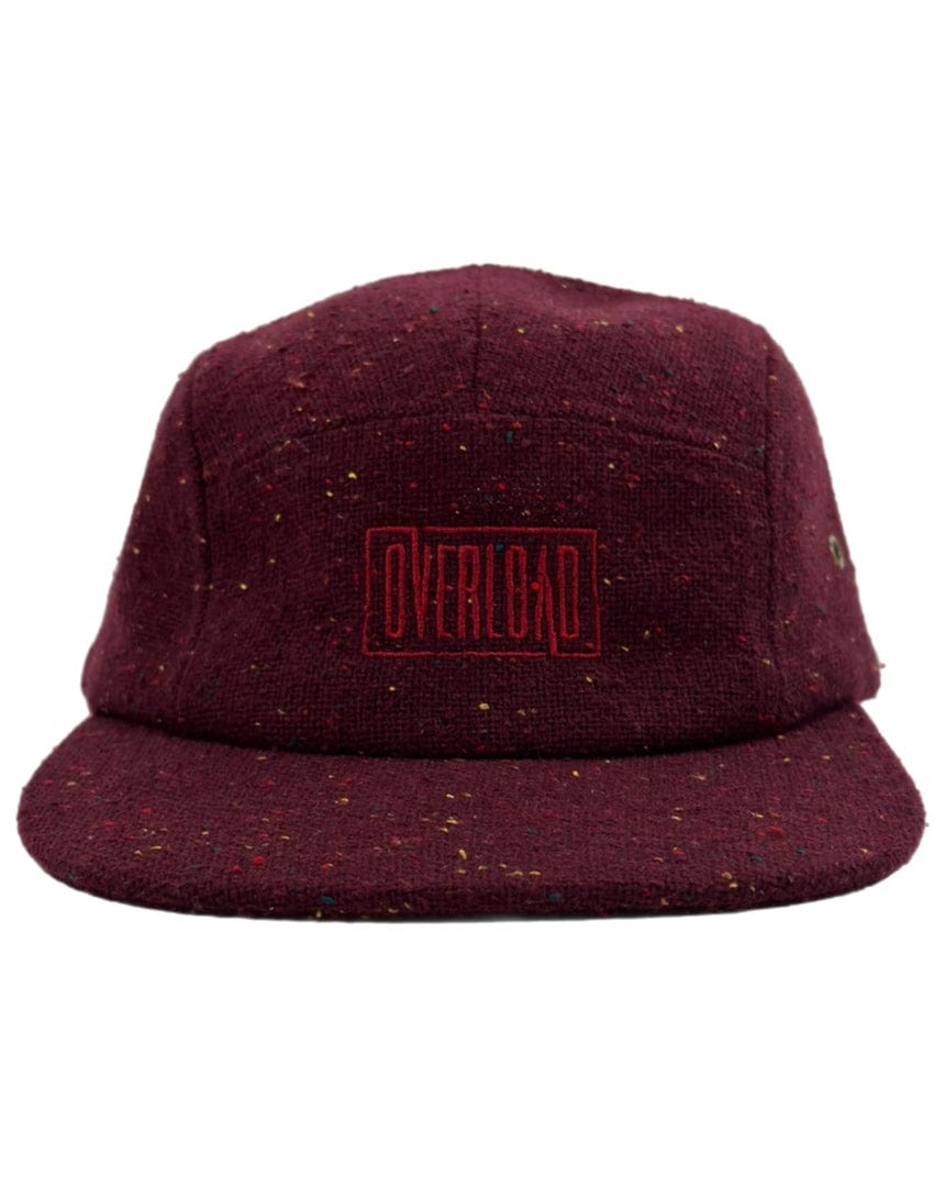 Overload Mini Box Logo Strap Back Hat - Red Tweed - - 66722551
