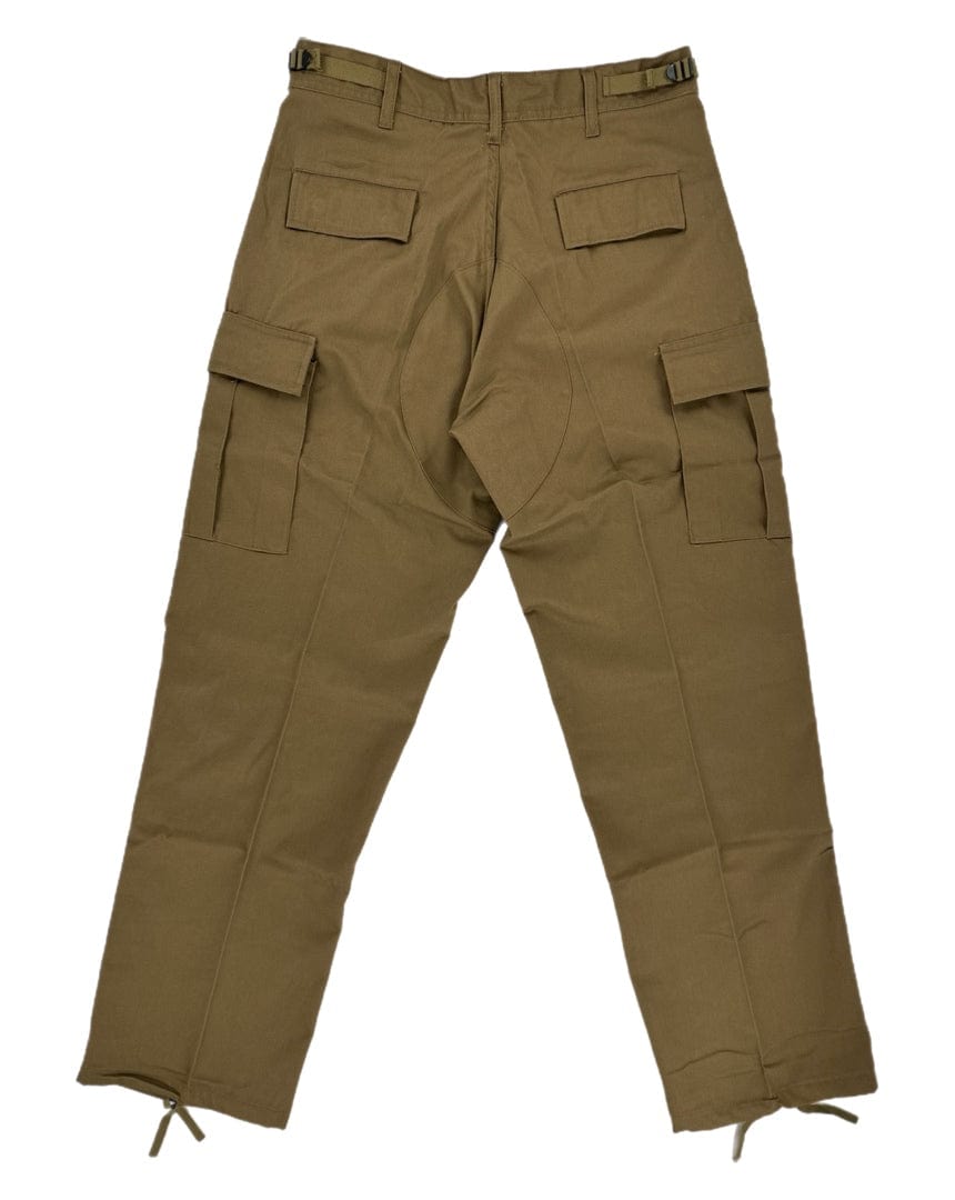Overload Relaxed Fit Zip Fly Cargo Pants - Coyote Brown - -
