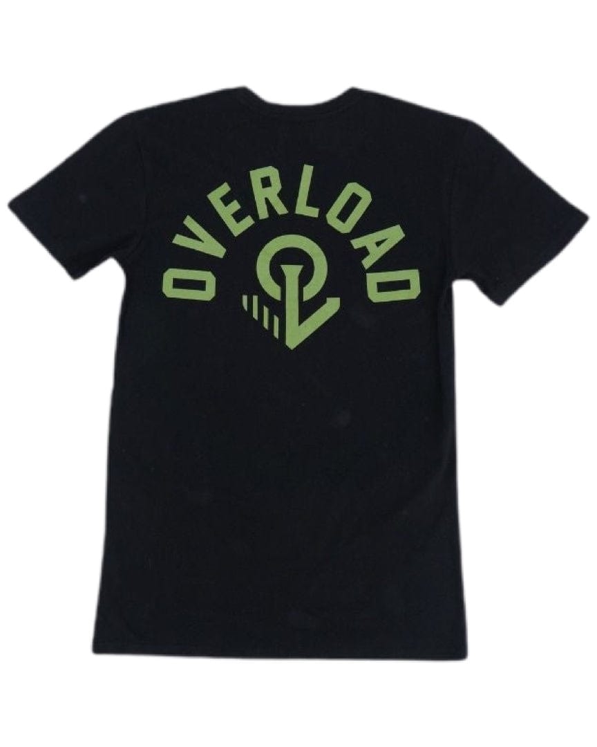 Overload Semi Circle Tee - Black / Army - -