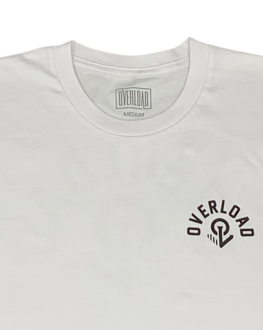 Overload Semi Circle Tee - White / Black - -