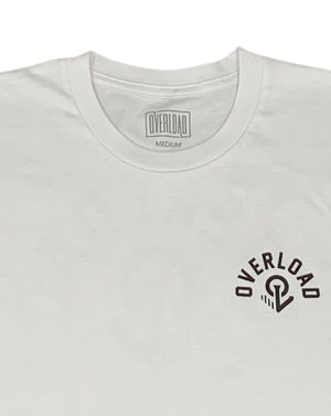 Overload Semi Circle Tee - White / Black - -