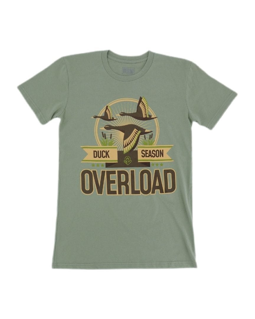 Overload T-Shirt Small Overload Duck Season Tee - Pistachio