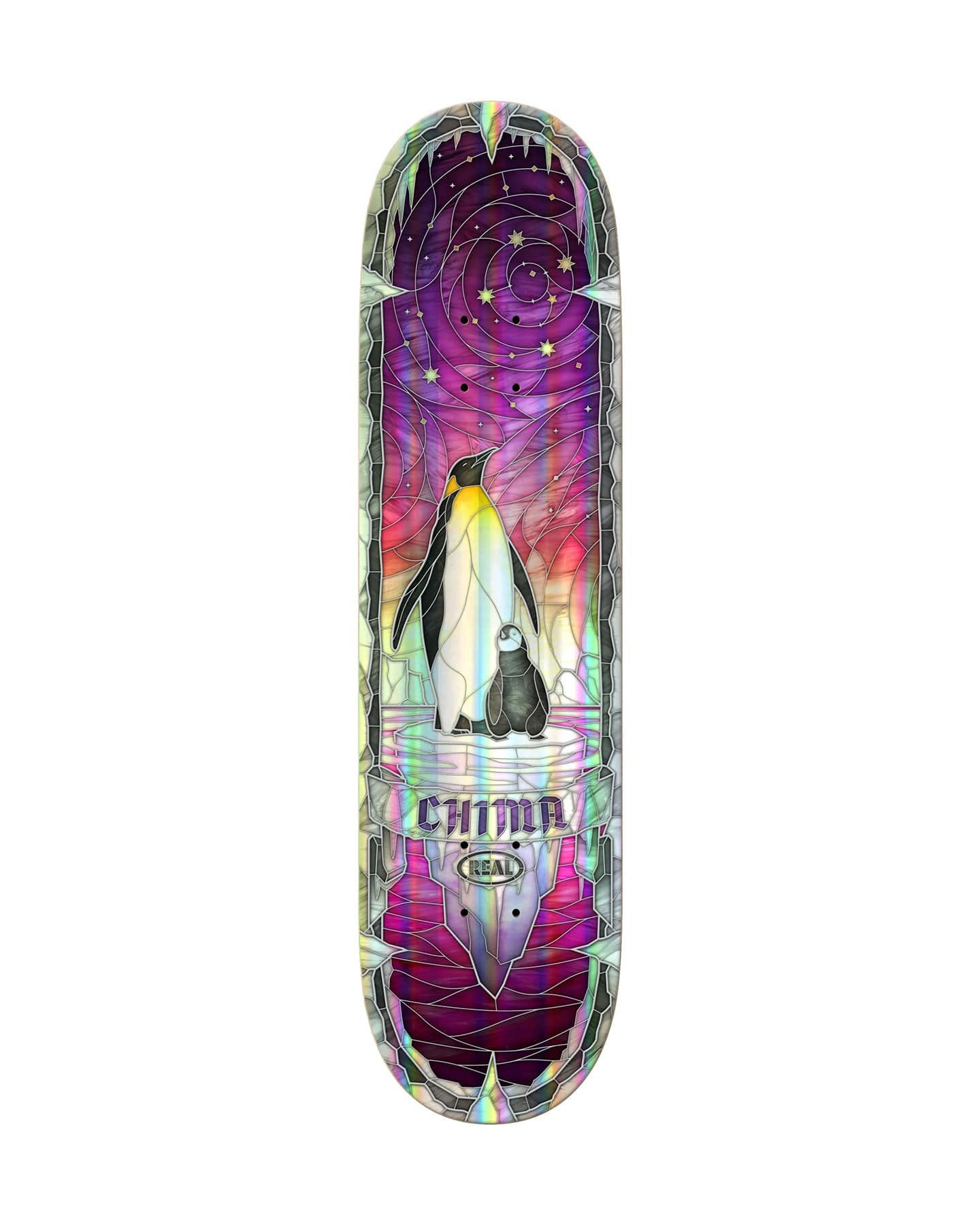 Real Chima Holographic Rainbow Foil Cathedral Deck - 100210060FE00 -