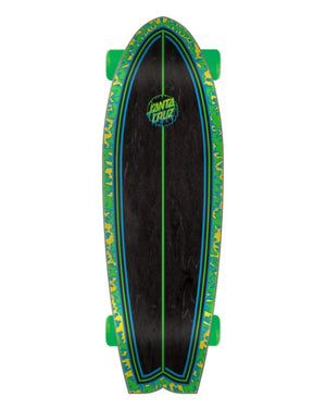 Santa Cruz Toxic Dot Shark Cruzer Complete Skateboard - 8.8 - 11116443 124574 - 193172245741