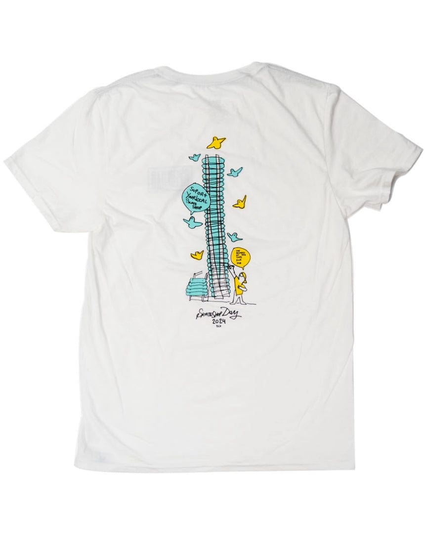Skate Shop Day '24 Gonz Deck Wall Tee - White - - 55322103