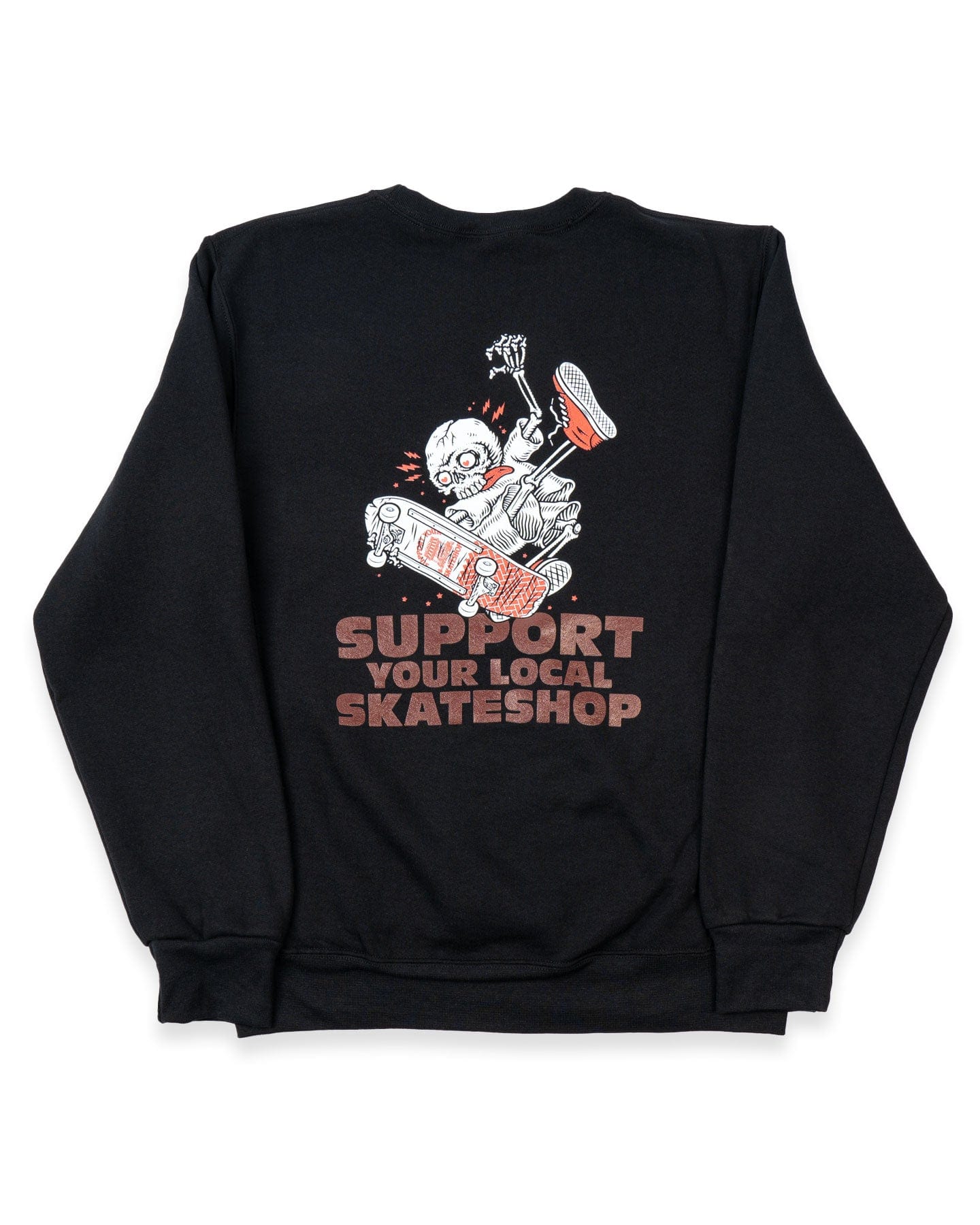 Skateshop Day SSD25 Russell Athletics Skeleton Crewneck - Black - -
