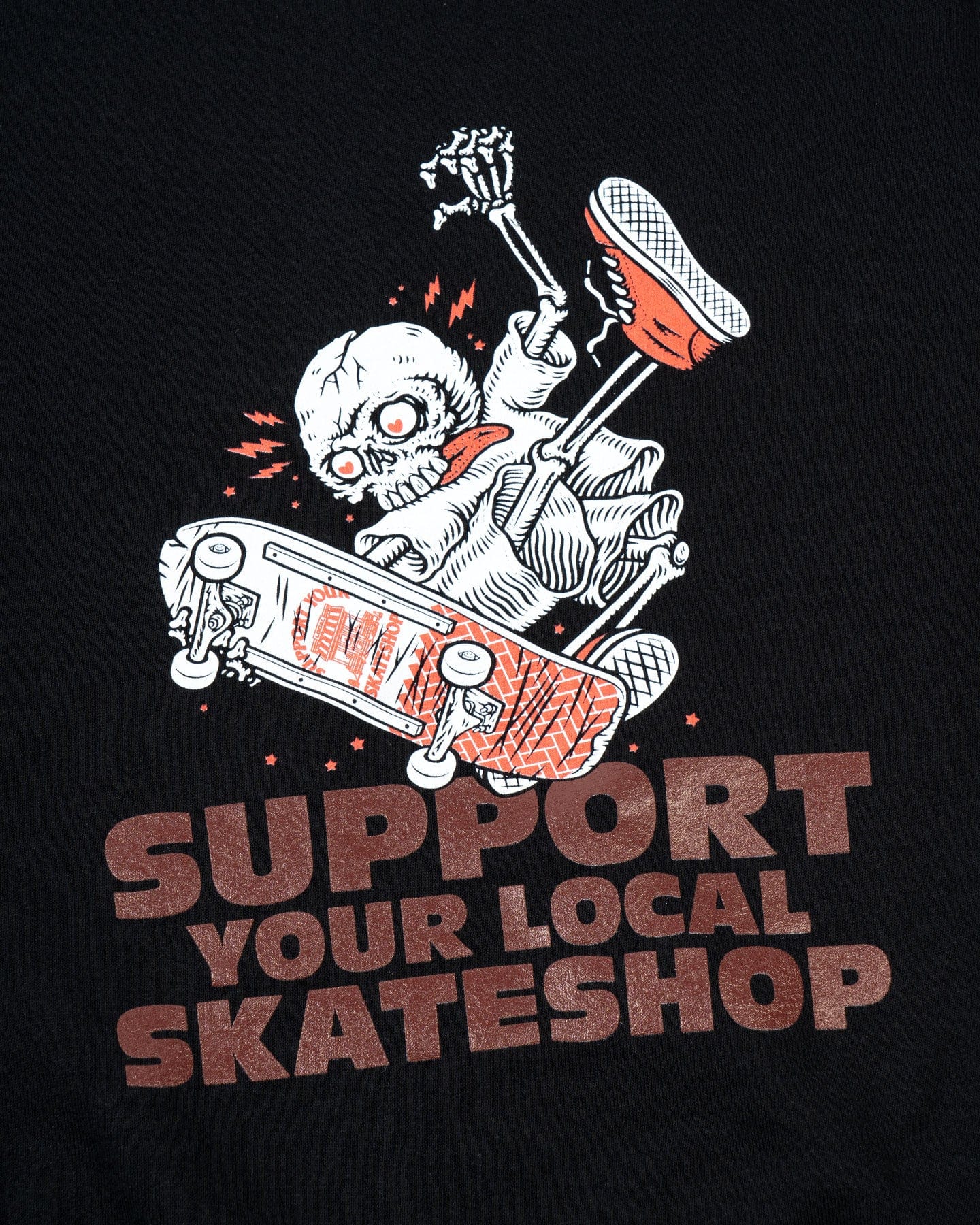 Skateshop Day SSD25 Russell Athletics Skeleton Crewneck - Black - -
