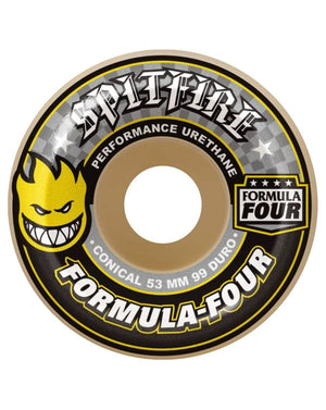 Spitfire F4 Conical 99D (Yellow Print) Wheels - 2111008753 - 888560109896
