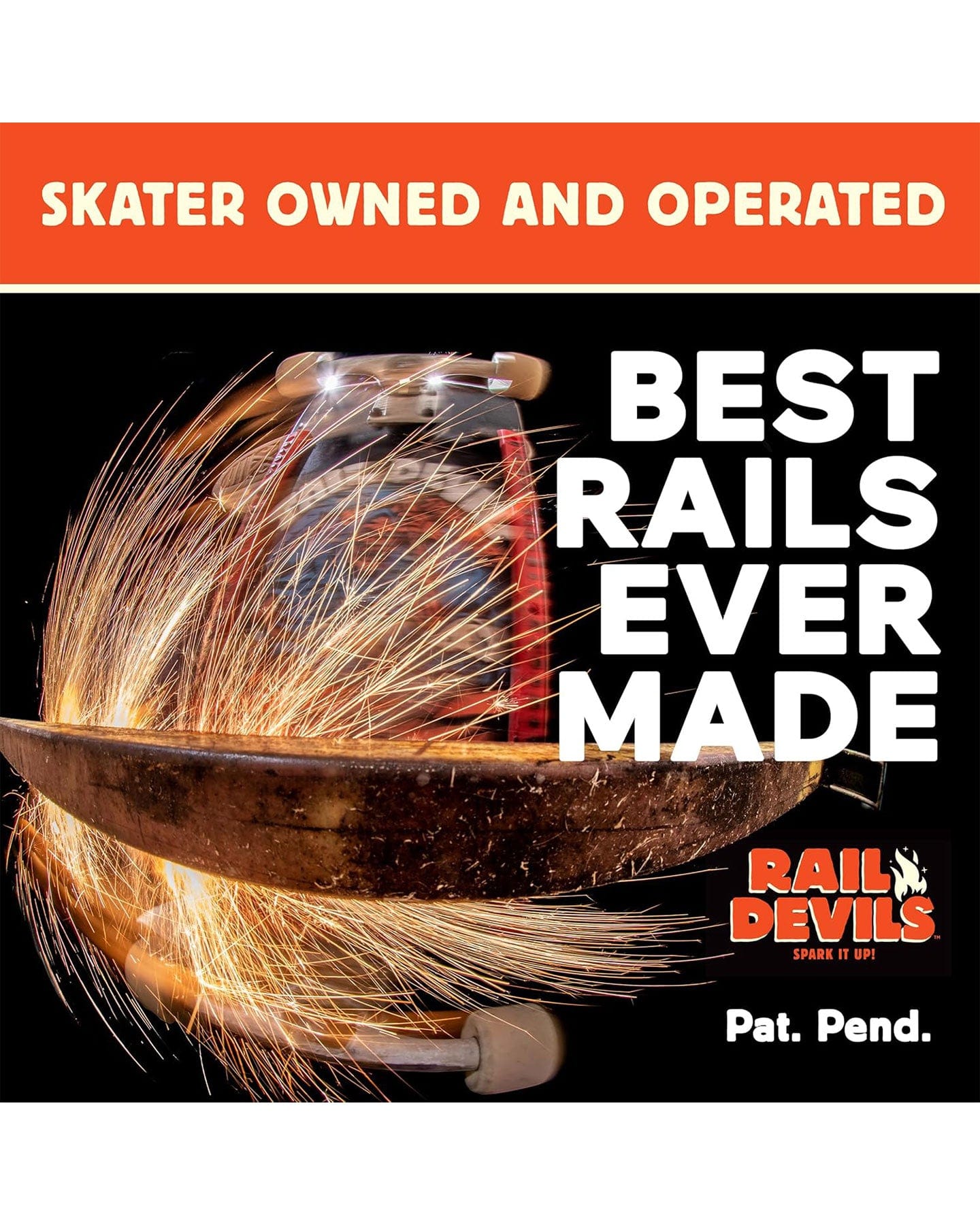 Tail Devil Rail Devils - Red - - 795847154299