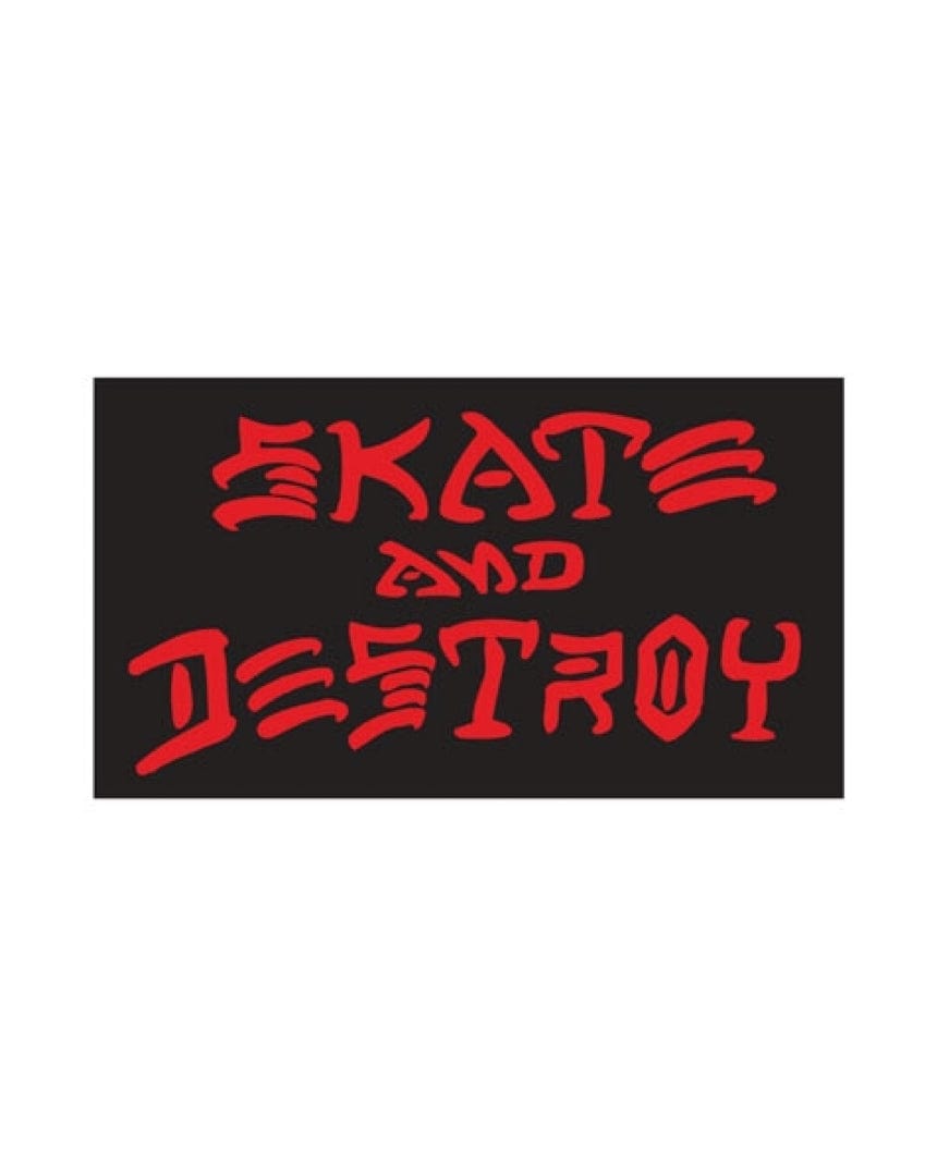 Thrasher Sk8 And Destroy Sticker - Multi - - 20266487
