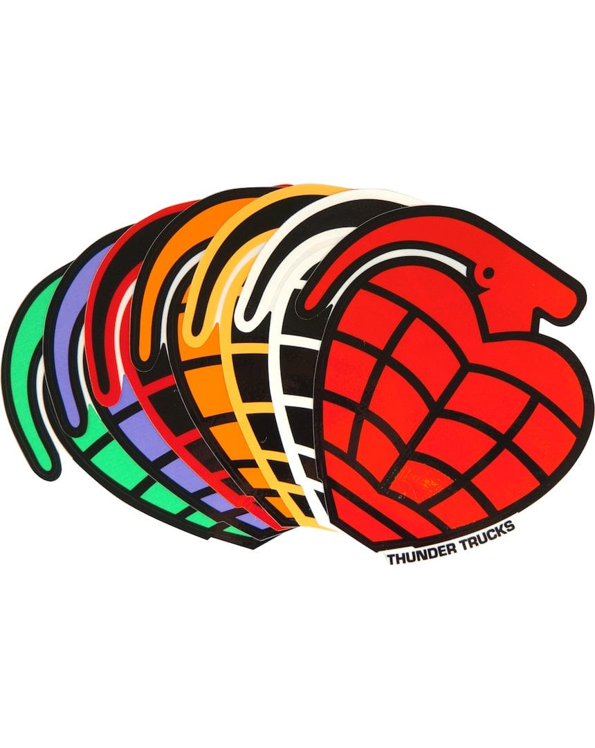 Thunder Grenade Diecut Sticker - Multi - 70030015 - 79510263