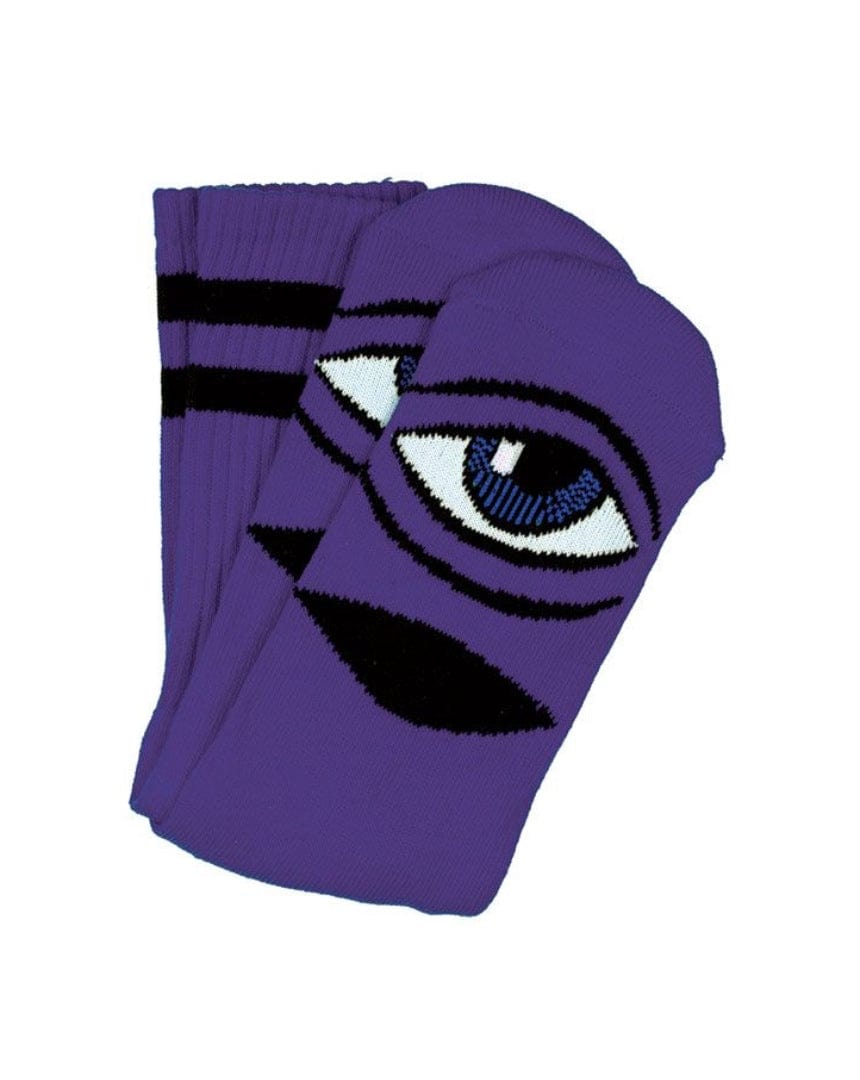 Toy Machine Sect Eye Sock - Purple - SOCTM0011-PRP - 827059264456